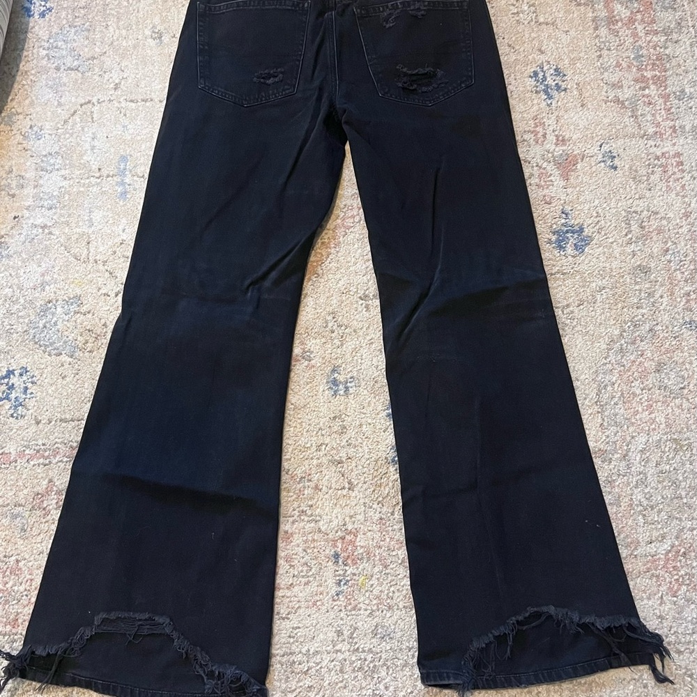 American Eagle Outfitters Black Flare Jeans